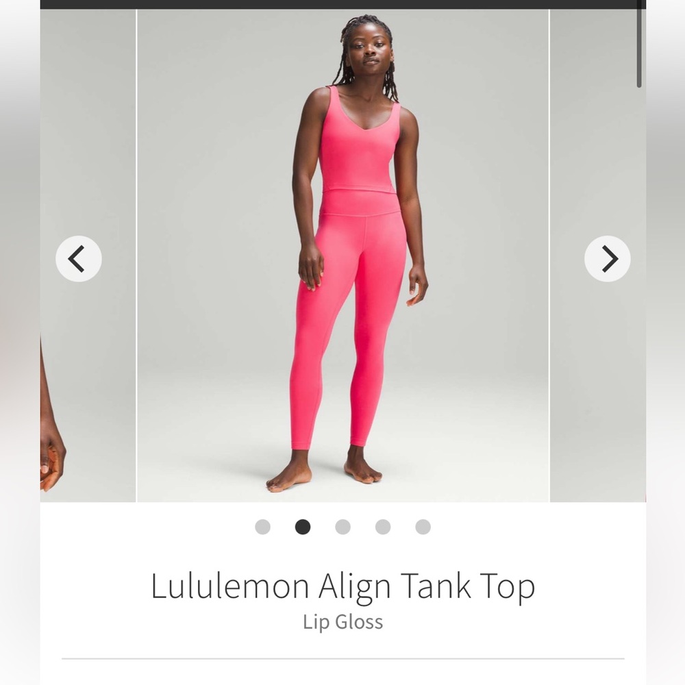 Lululemon Align Tank in Lip Gloss size 6 - Picture 2 of 9